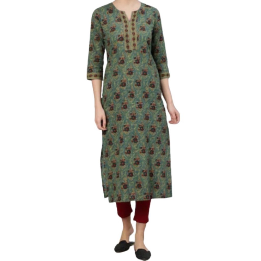 Women Cotton Kurta - Picture 5 of 5
